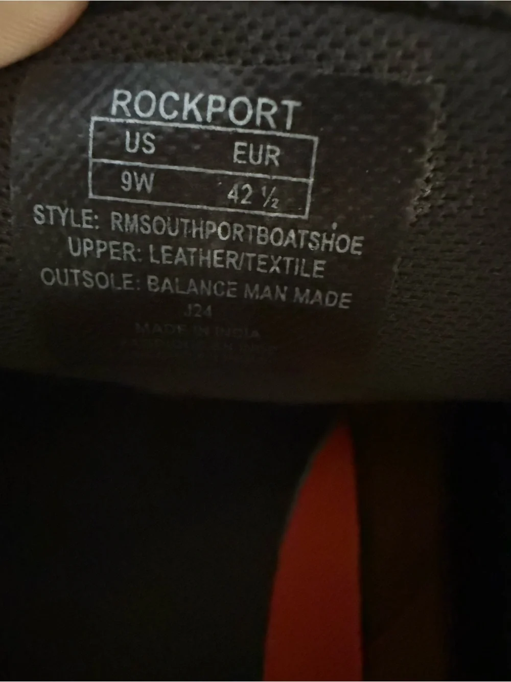 Rockport Men’s Dark Brown Leather Boat Shoes